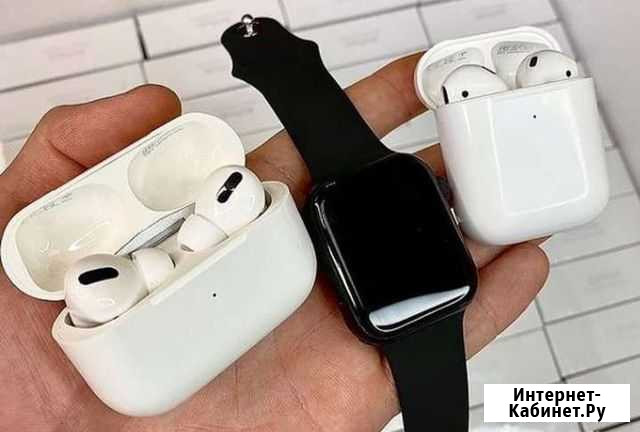 Airpods 2/ AirPods pro + Apple watch 6 набор Муром - изображение 1