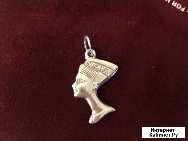 Подвеска Нефертити и цепочка серебро Новосибирск - изображение 1