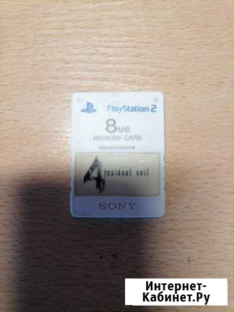Карта памяти PlayStation 2 Resident evil 4 Междуреченск - изображение 1