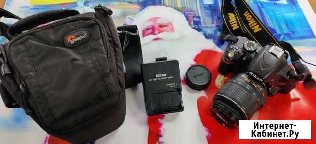 Зеркальный фотоаппарат Nikon D3200 + Wi-Fi Биробиджан - изображение 1