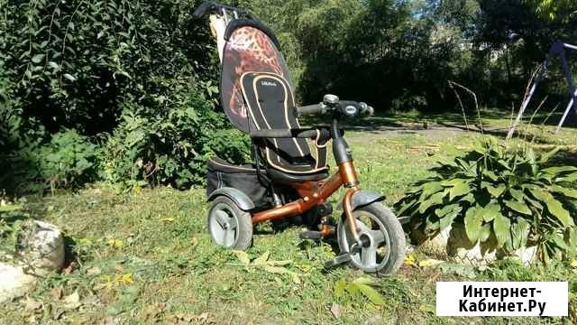 Детский трехколесный велосипед с родительской ручк Комсомольск-на-Амуре - изображение 1