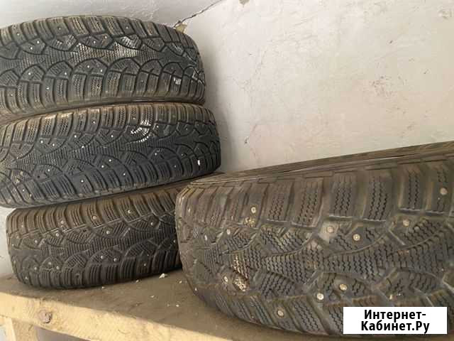 Колеса r13 шипованные 4 100 Саранск - изображение 1