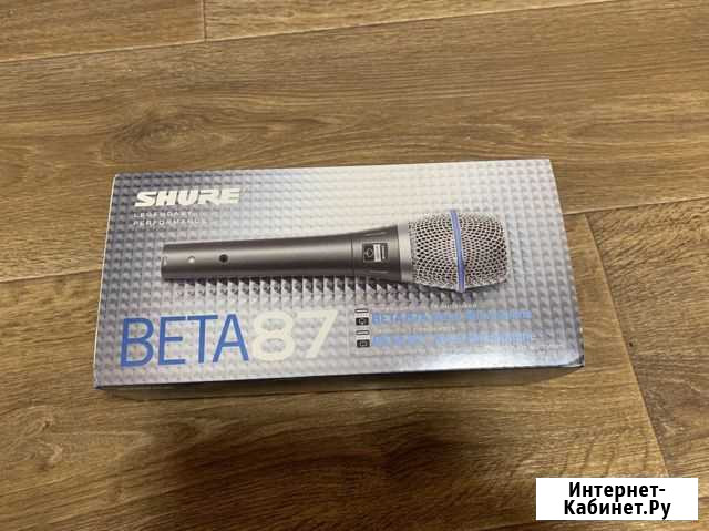 Микрофон shure beta 87a Йошкар-Ола - изображение 1