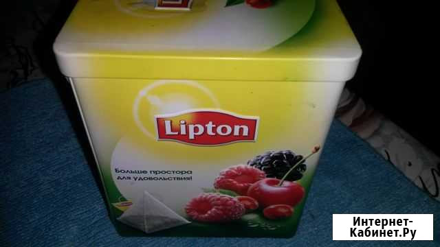 Банка жестяная чай Lipton Королев - изображение 1