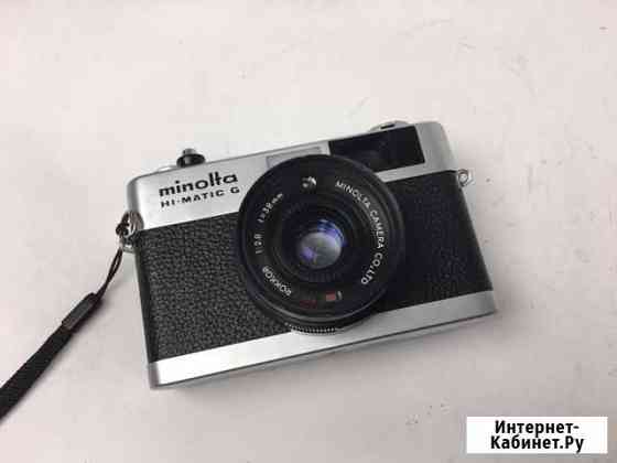 Minolta Hi-Matic G Rokkor 38mm f/2.8 Ростов-на-Дону
