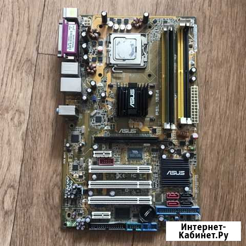 Материнская плата LGA 775 с процессором и памятью Старый Оскол - изображение 1