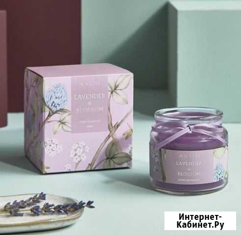Ароматическая свеча Лавандовый цвет Avon Пермь - изображение 1