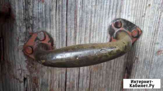 Антикварная дверная ручка и гвозди кованые Владимир