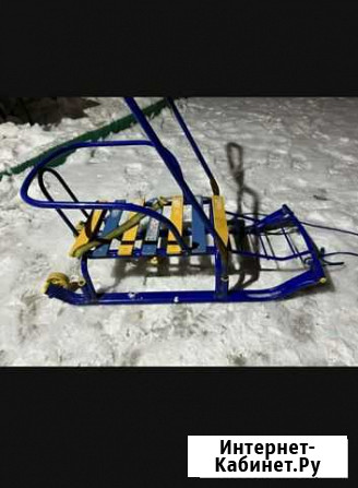 Детские санки б/у Самара - изображение 1