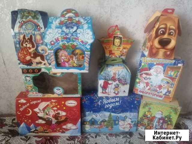 Красочные подарочные коробки на новый год Новочебоксарск - изображение 1