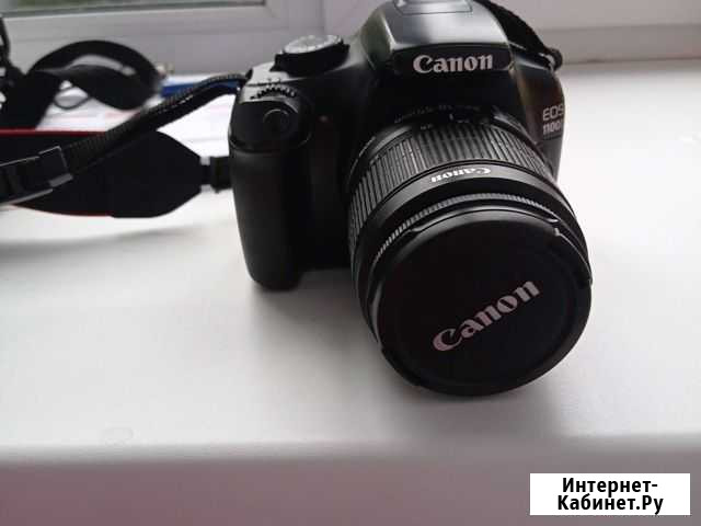 Зеркальный фотоаппарат canon 1100D Новосибирск - изображение 1