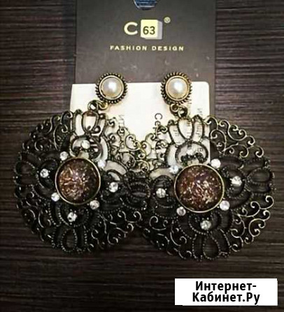 Серьги в стиле. Dolce gabbana Сыктывкар - изображение 1
