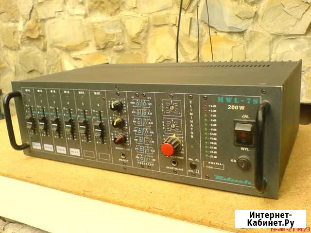 Усилитель звука rduch MWL-7S 200Вт нерабочий Анапа - изображение 1