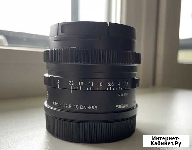 Объектив Sigma 45mm f/2.8 L-mount Воронеж - изображение 1