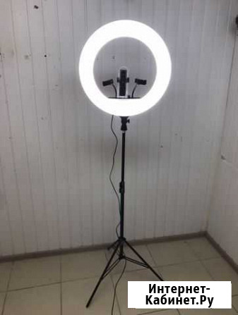Лампа 55 см LED с пультом + штатив 220 см Тула - изображение 1