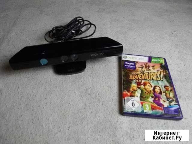 Сенсор Kinect для Xbox 360 + Kinect Adventures Рязань - изображение 1