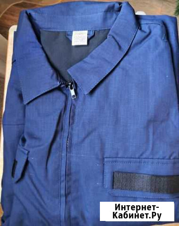 Офисная форма костюм офисный синий короткий рукав Воронеж - изображение 1