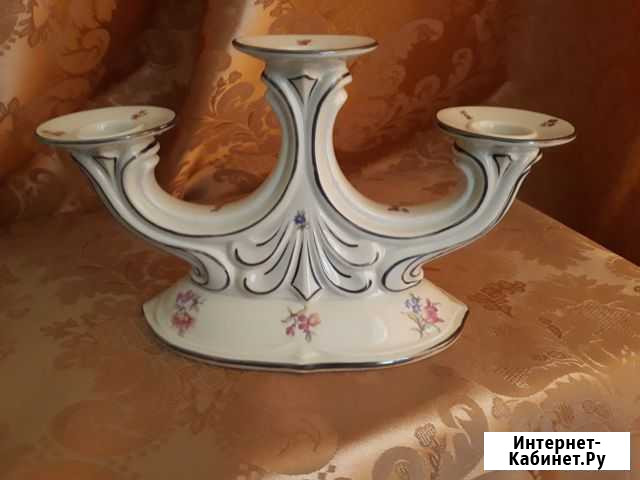 Винтажный фарфоровый подсвечник, Германия Севастополь - изображение 1