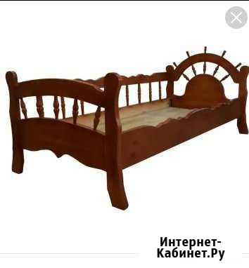 Кровать из массива сосны Великий Новгород - изображение 1