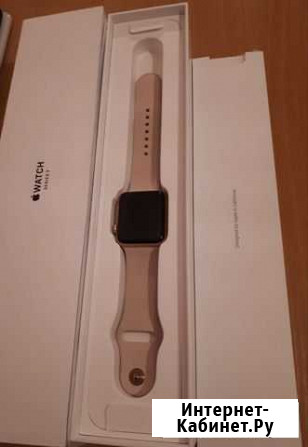 Apple Watch series 3 42mm gold Надым - изображение 1
