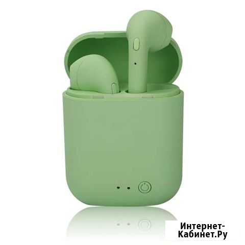 Наушники беспроводные новые из Китая Mini 2 green Владимир - изображение 1