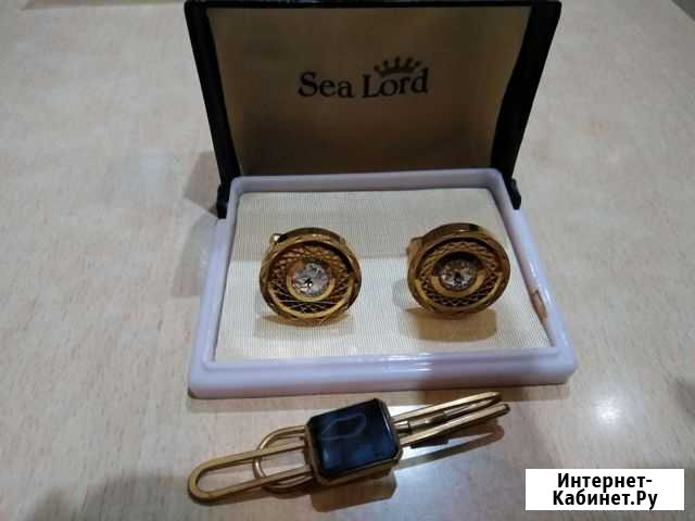 Запонки и зажим для галстука СССР Краснодар - изображение 1