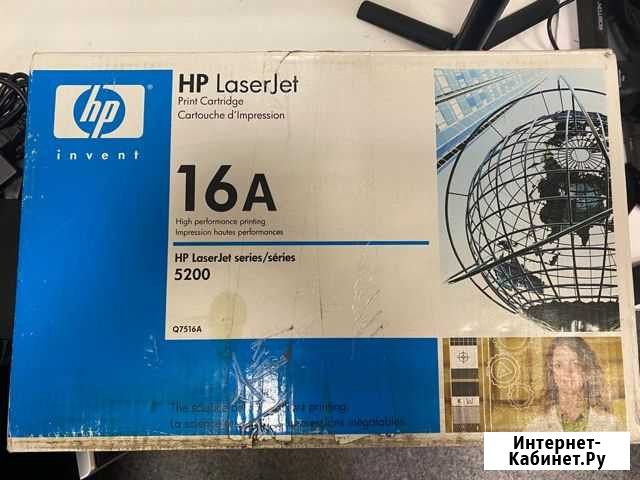 Картридж Q7516A оригинальный Новосибирск - изображение 1