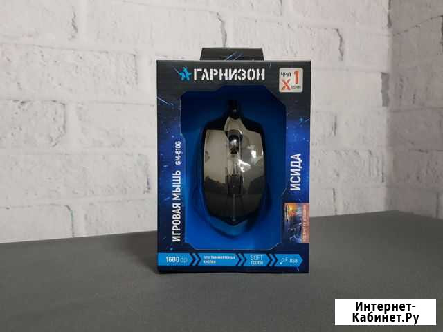 Мышь проводная Гарнизон GM-610G Исида Брянск - изображение 1