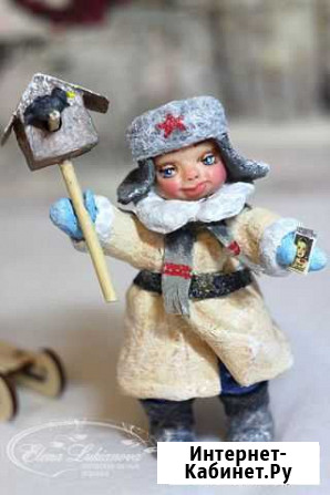 Ватная игрушка- Маленький солдат Костомукша - изображение 1