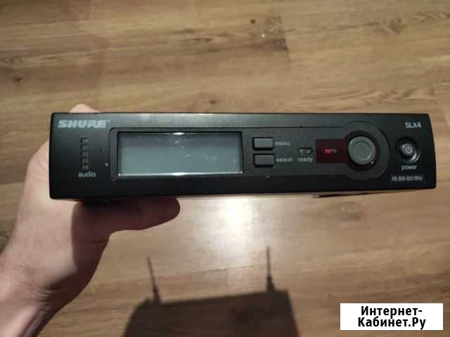 Shure SLX4 с передатчиком SLX1 Королев - изображение 1