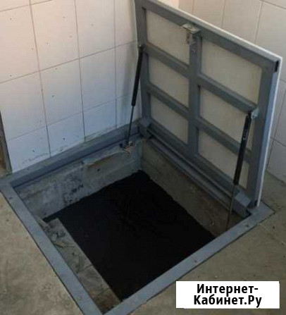 Люк в подвал под плитку или ламинат 790х860мм с ус Ростов-на-Дону - изображение 1