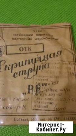 Струна для скрипки Ре Волгоград - изображение 1
