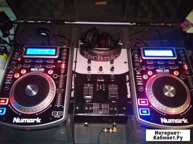 Dj комплект numark ndx 400 (2шт) пульт dm 950 кейс Наро-Фоминск - изображение 1