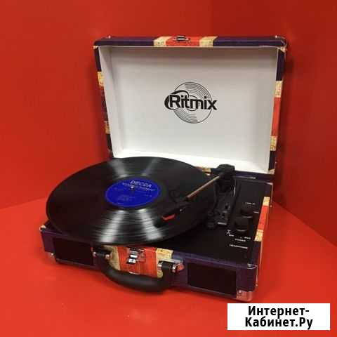 Виниловый проигрыватель Ritmix LP-120B (36061) Абакан - изображение 1