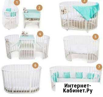 Детская кроватка. Кроватка 7 в 1. Кроватка круглая Ярославль - изображение 1