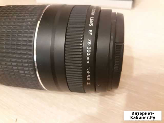 Объектив Кенон EF75-300 mm f/4-5.6 lll Мичуринск - изображение 1
