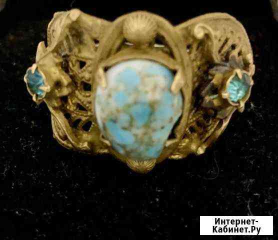 Старинное кольцо серебро 875,со звездой.С драгоцен Петрозаводск