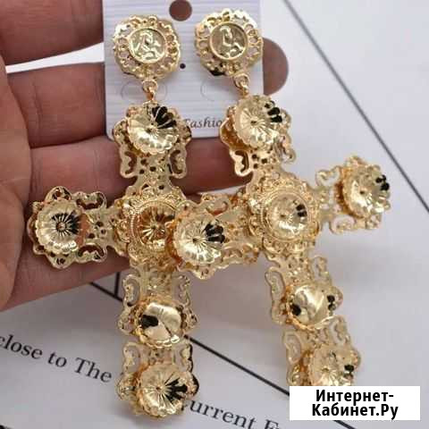 Серьги кресты барокко Ижевск - изображение 1