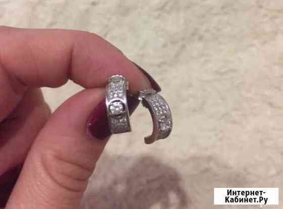 Серебрянные серьги, 925 проба Мытищи