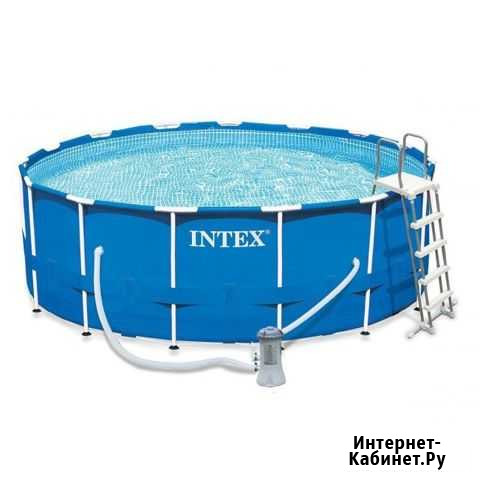 Бассейн каркасный Intex 4,57х1,22 Барнаул - изображение 1
