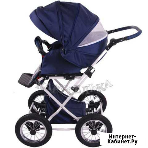 Коляска lonex carrozza crystal 2 в 1 Обнинск - изображение 1