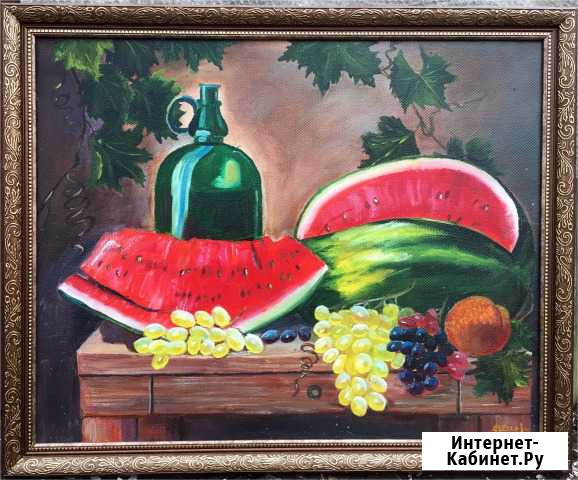 Картина «Натюрморт с фруктами». Масло, 40*50 Владимир - изображение 1