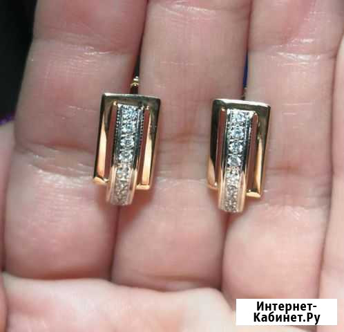 Золотые серьги 2,75гр 585* Йошкар-Ола - изображение 1