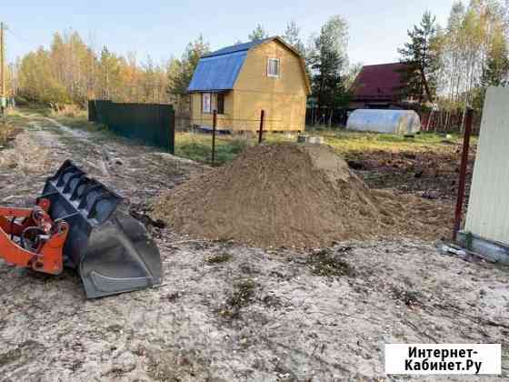 Песок мытый и желтый щебень гравий Покров