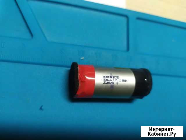 Литиевый аккумулятор 17350 (3.7V 800mAh) Октябрьский - изображение 1
