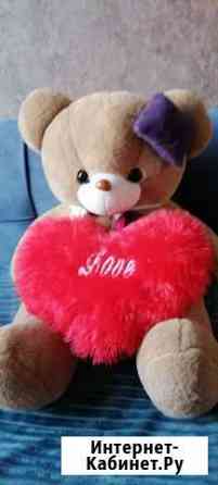 Плюшевый медведь+сердце Чита