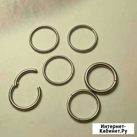 Кольцо в нос, в хрящ, пирсинг для носа Краснодар - изображение 1