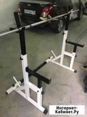 Стойки и жима с подстраховкой Белые Титан Воронеж