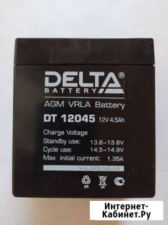 Аккумулятор Delta DT 12045 Тюмень - изображение 1