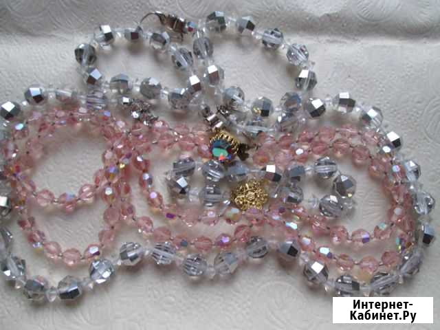 Бусы из хрусталя jablonex из 80-х прошлого века Ульяновск - изображение 1